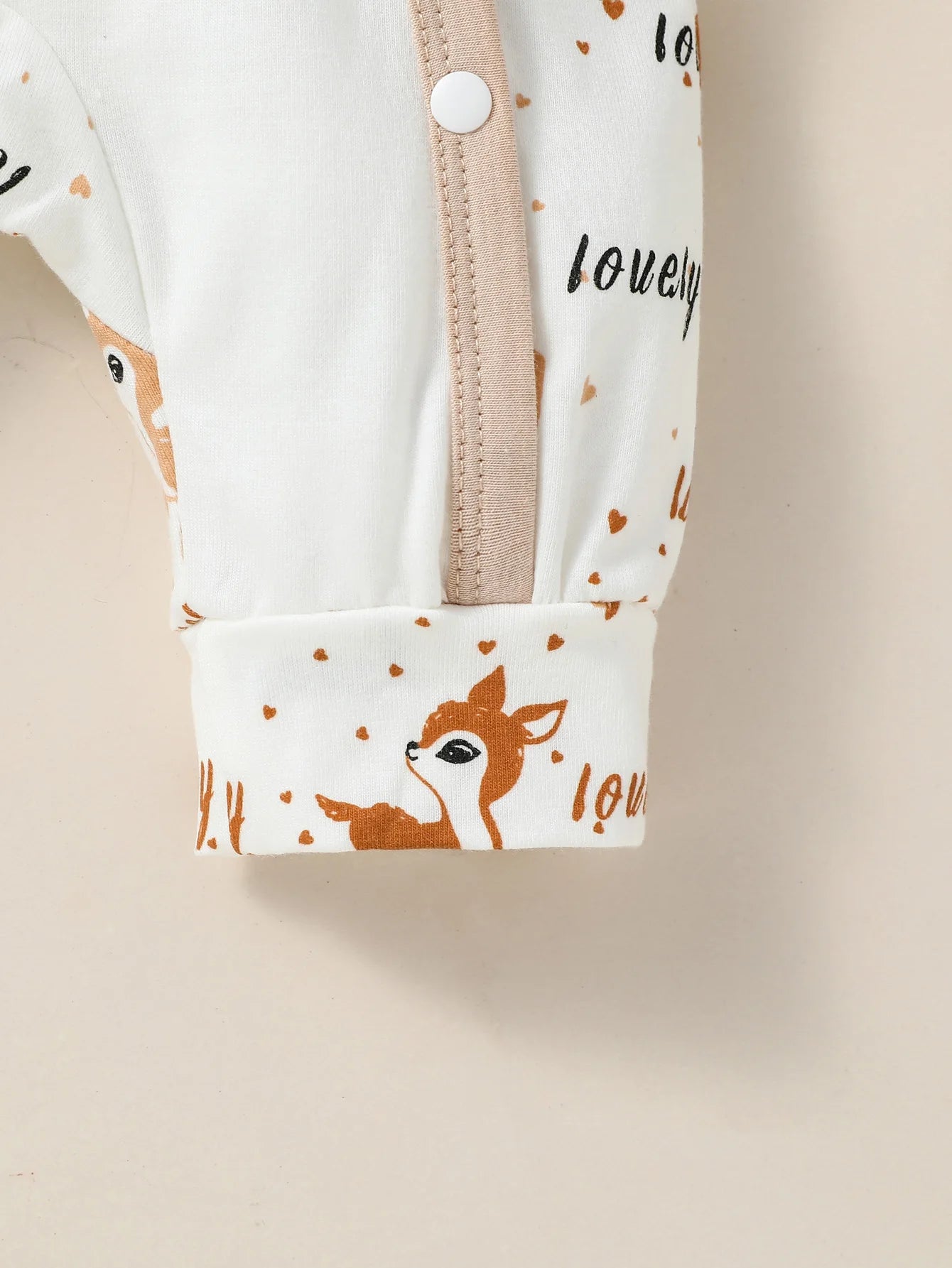 MOMSTAG 4-Piece Baby Unisex Animal Print Jumpsuit Set