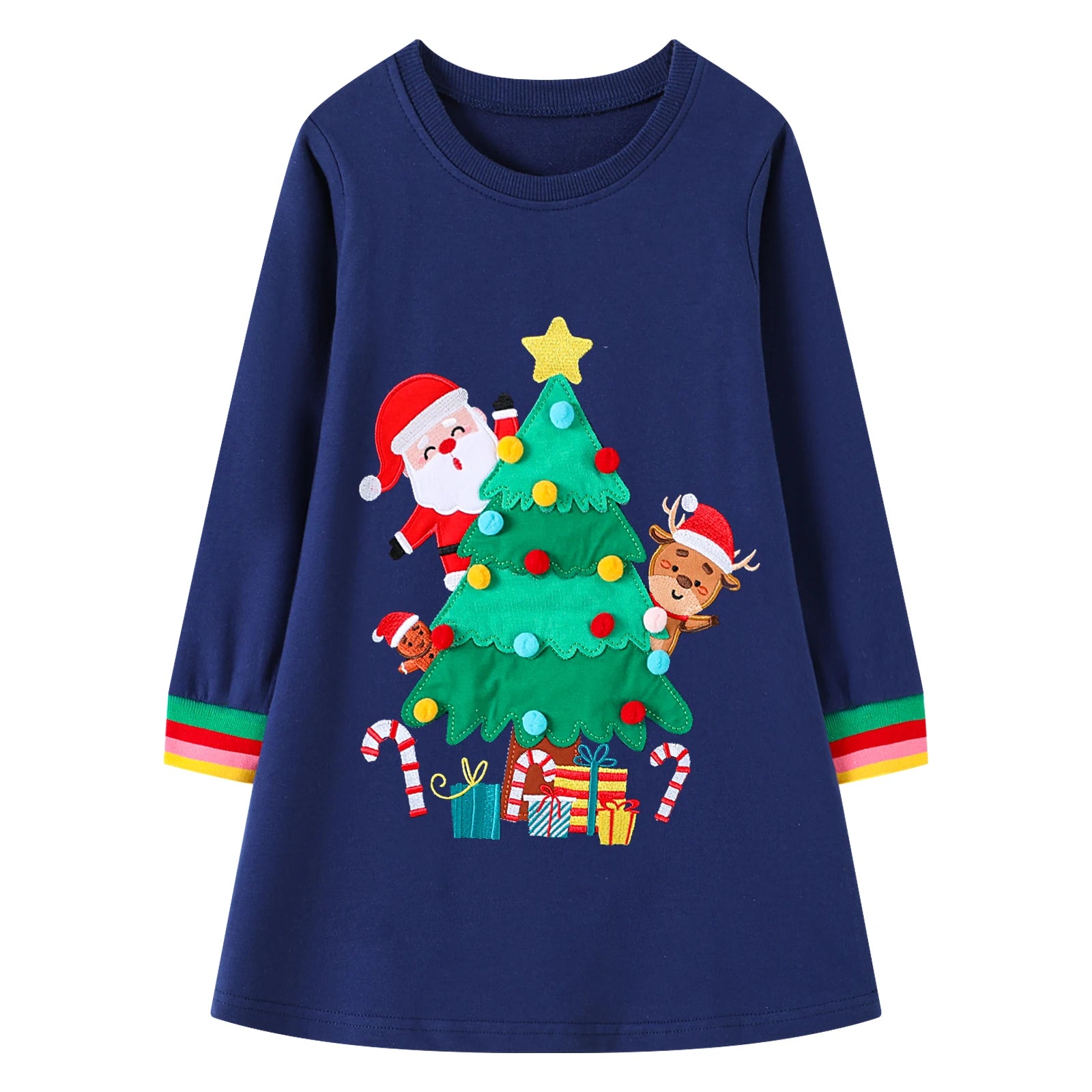 Colorful Christmas Santa Dress