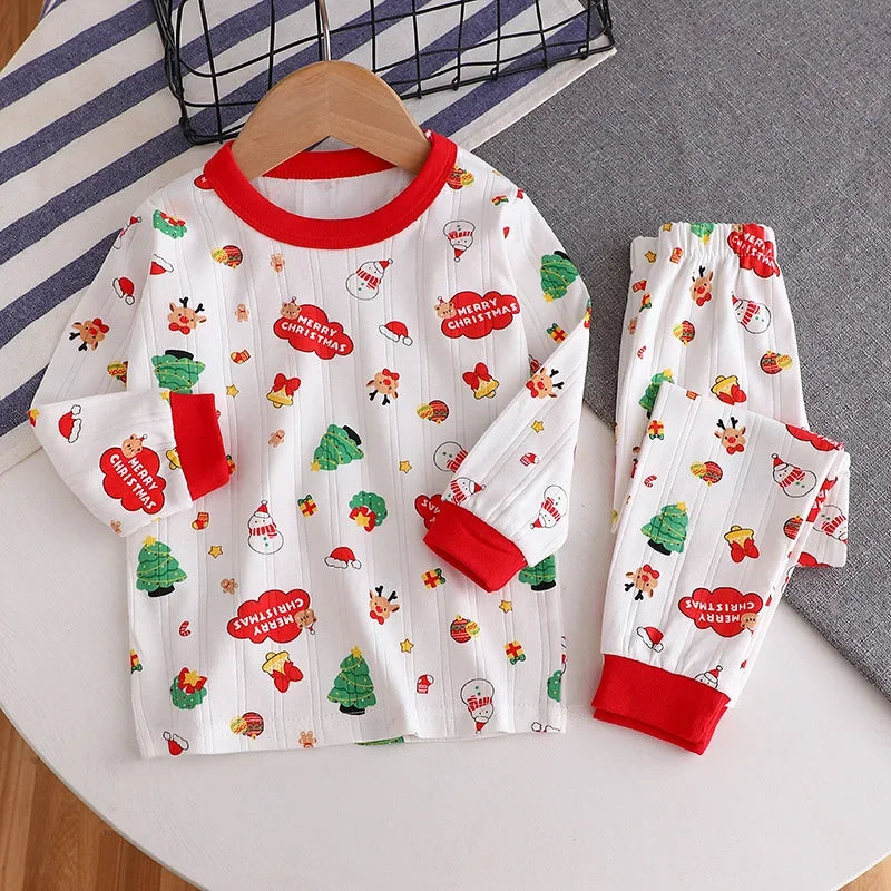 Cotton Christmas Kids Pajama Set