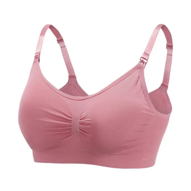 Maternity Nursing Bra – No Bones, Anti-Sag, Easy Feeding Comfort
