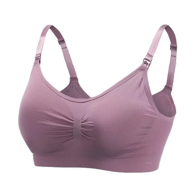 Maternity Nursing Bra – No Bones, Anti-Sag, Easy Feeding Comfort
