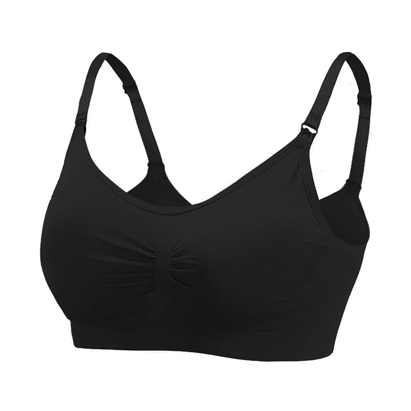 Maternity Nursing Bra – No Bones, Anti-Sag, Easy Feeding Comfort