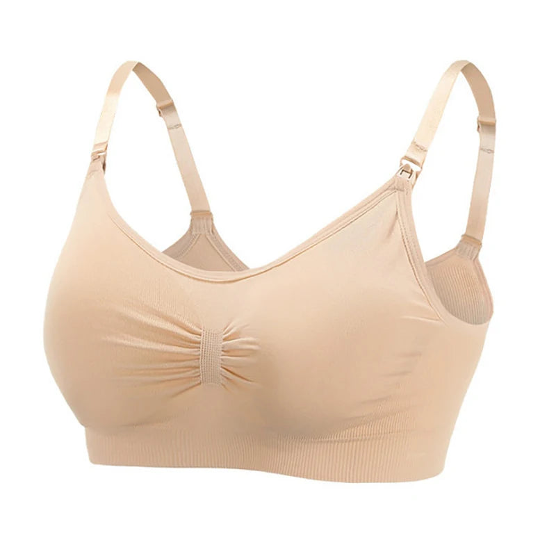 Maternity Nursing Bra – No Bones, Anti-Sag, Easy Feeding Comfort