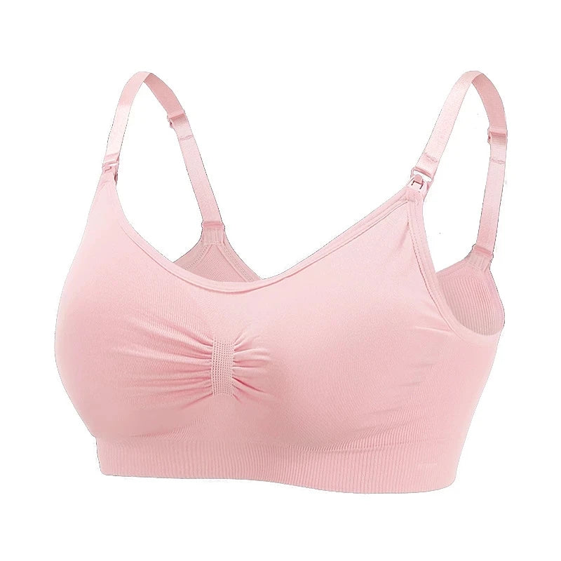 Maternity Nursing Bra – No Bones, Anti-Sag, Easy Feeding Comfort