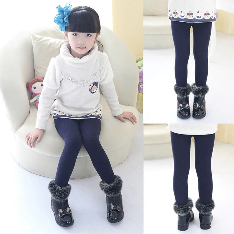 Girls Thermal Winter Leggings