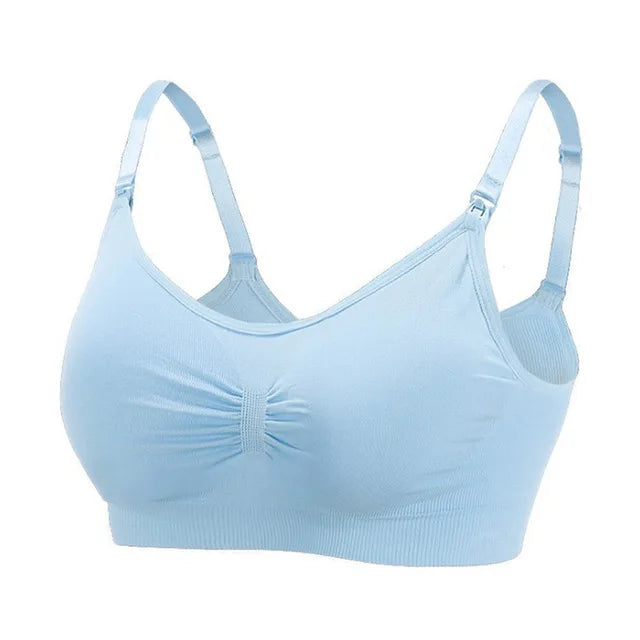 Maternity Nursing Bra – No Bones, Anti-Sag, Easy Feeding Comfort