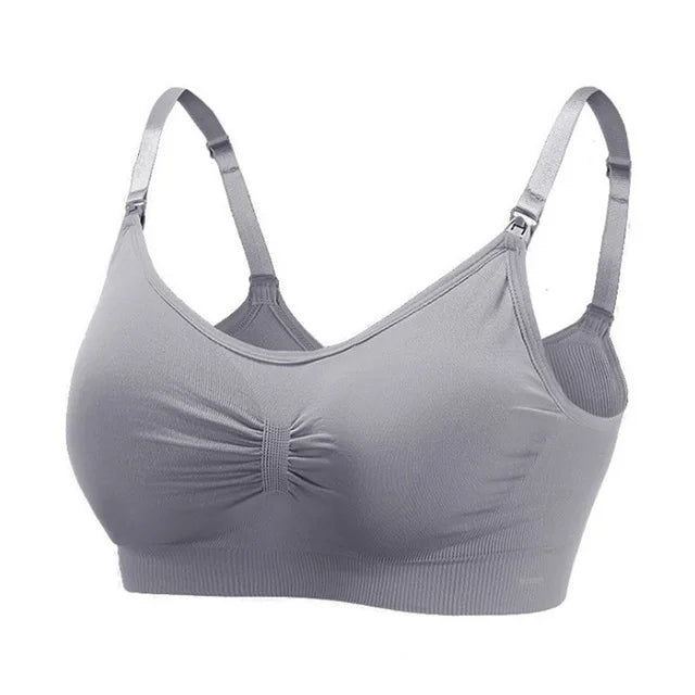 Maternity Nursing Bra – No Bones, Anti-Sag, Easy Feeding Comfort