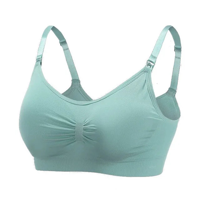 Maternity Nursing Bra – No Bones, Anti-Sag, Easy Feeding Comfort