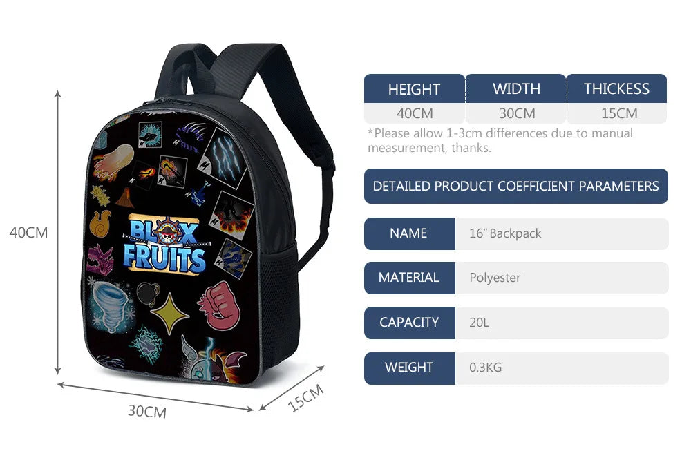 MOMSTAG Primary School Bag Cartoon Print