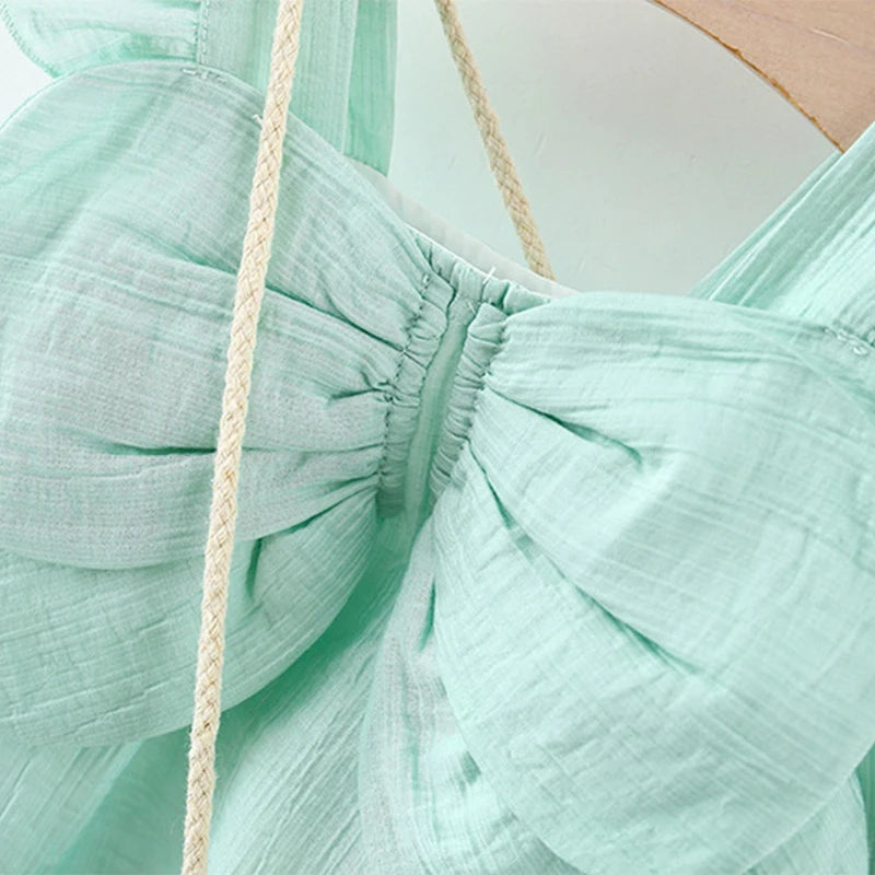 Wing Sleeve Beach Dress & Bag (Girls)