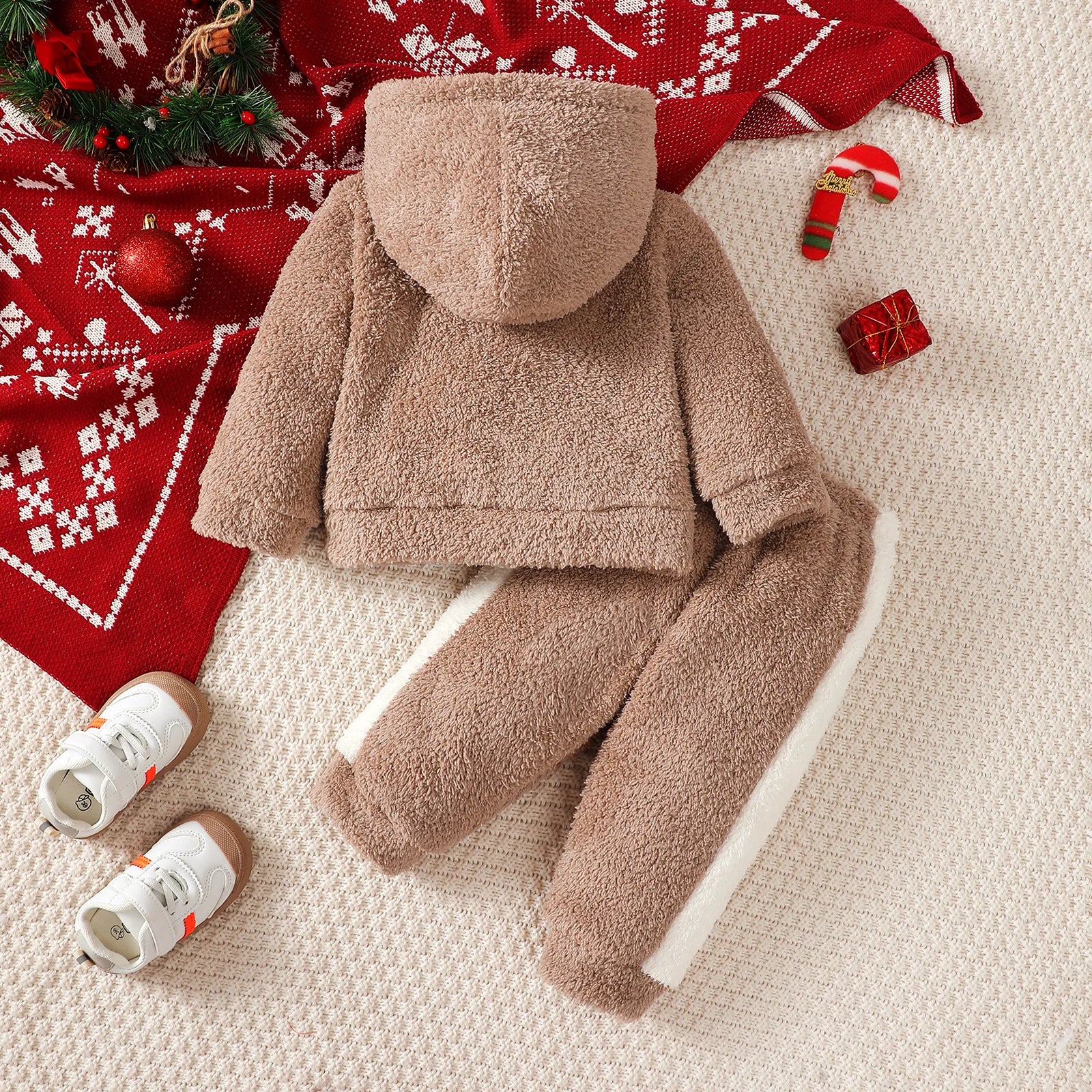 Baby Boy Rudolf Plush Winter Set