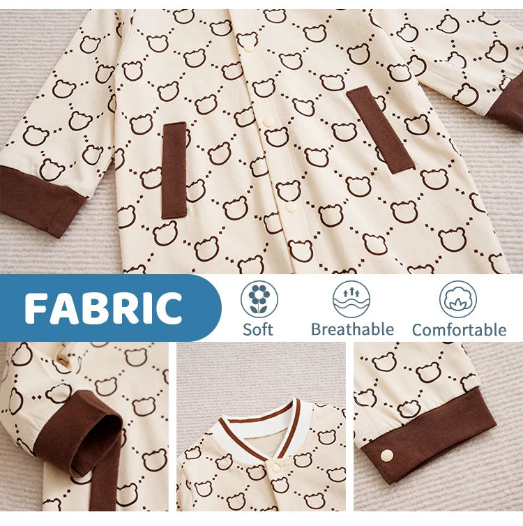 MOMSTAG Newborn Little Bear Bodysuit