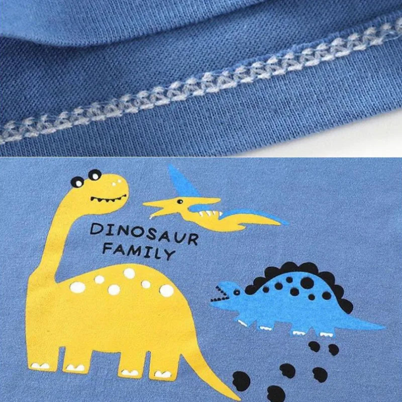 2-Piece Cotton Cartoon Pajama & Casual Tracksuit for Boys