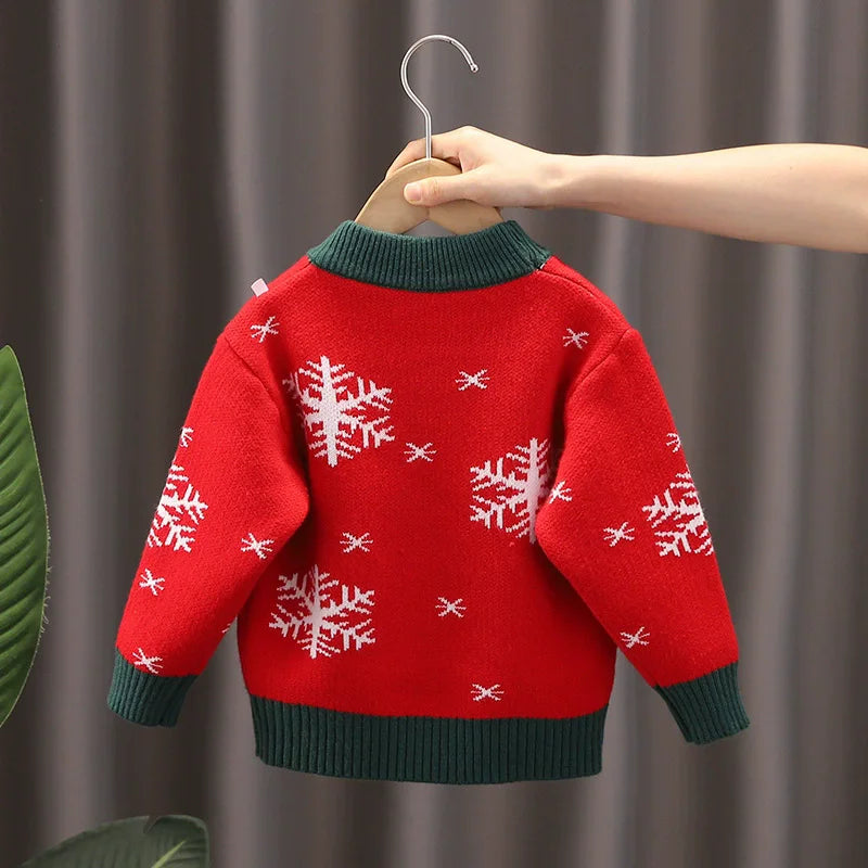 Kids Cashmere Christmas Warm Knit Sweater
