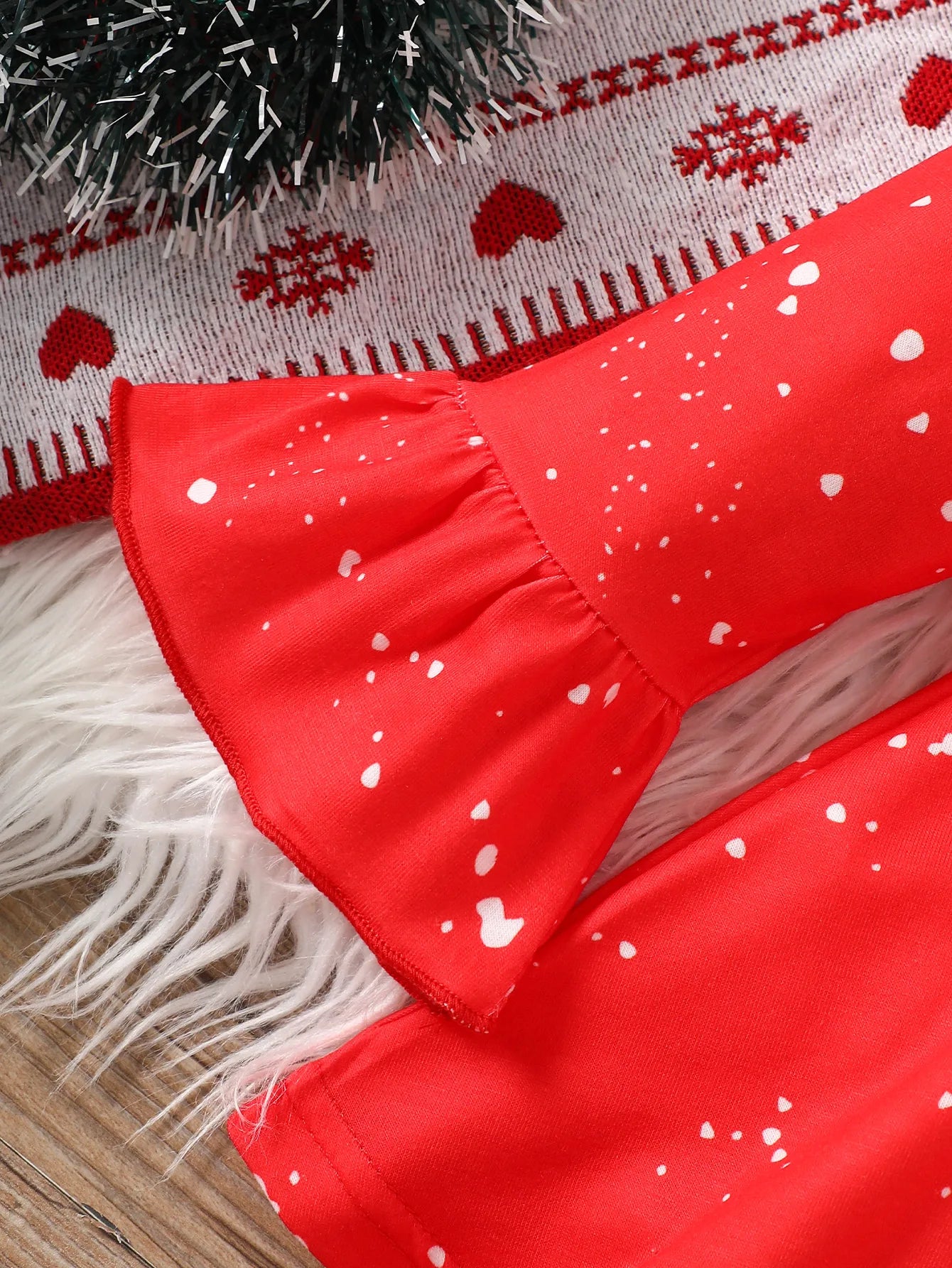 Toddler Girl Christmas Outfit – 2PC Festive Set
