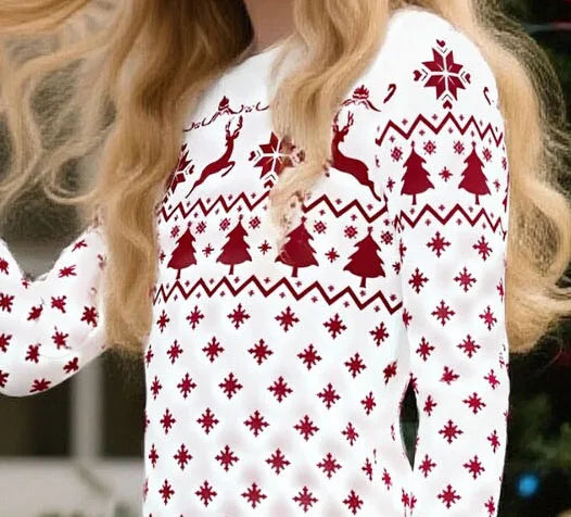 Girls Fashion Christmas Sweater Dress