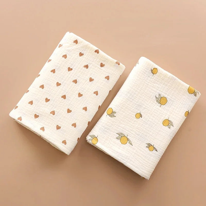 2-Layer Cotton Blanket for Newborns & Summer Bedding