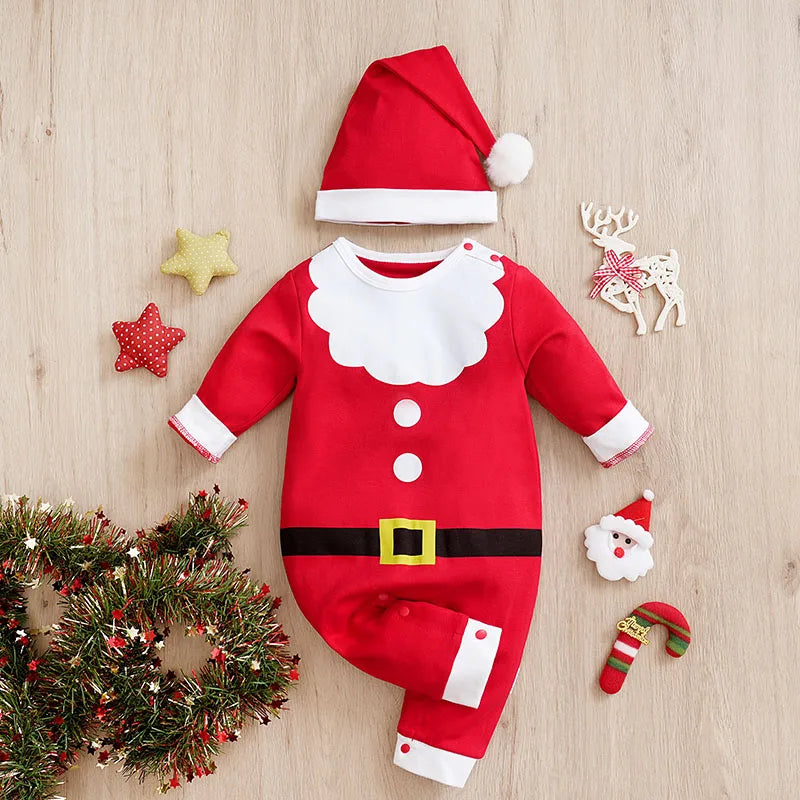 Santa Claus Baby Cotton Romper