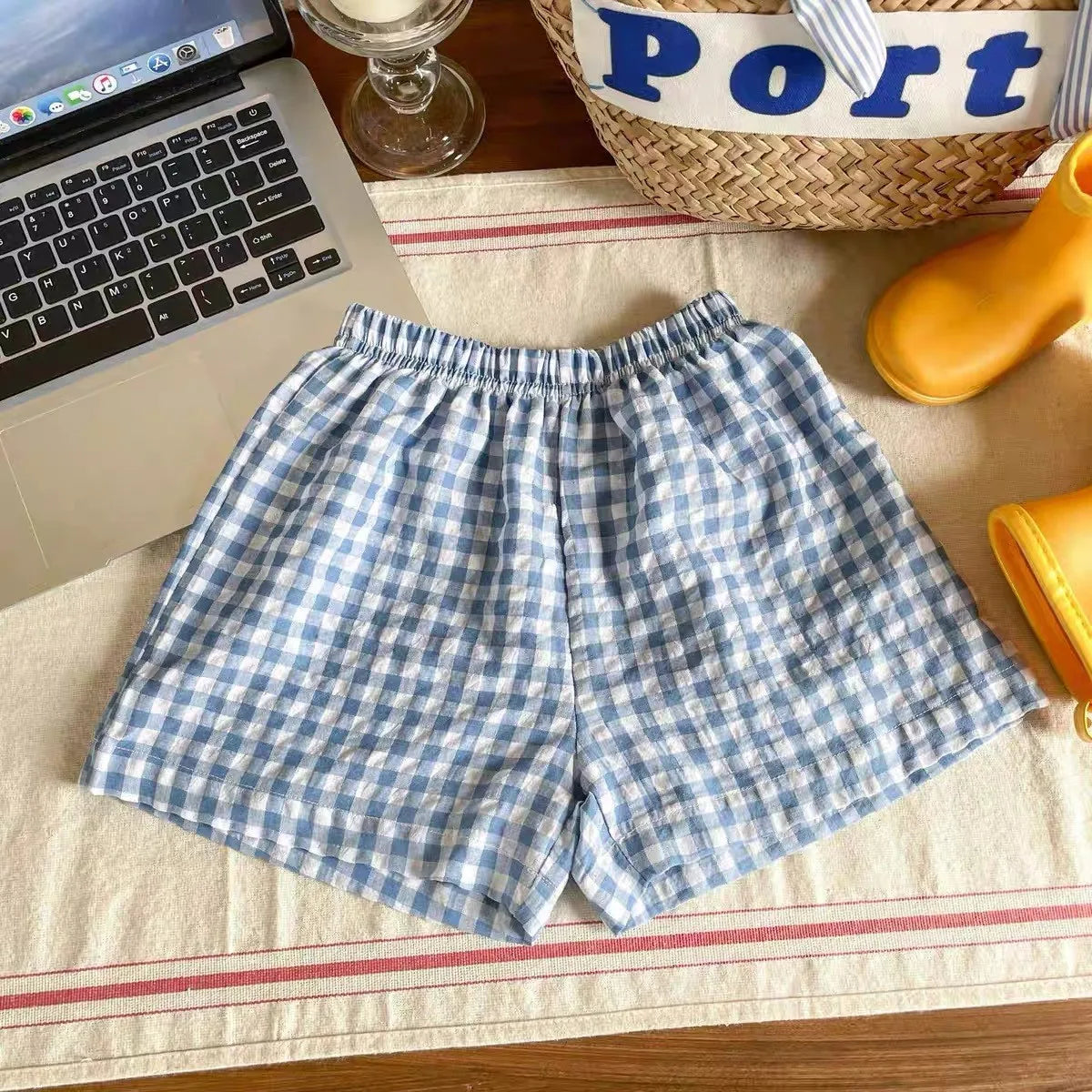 Plaid Sports Pants