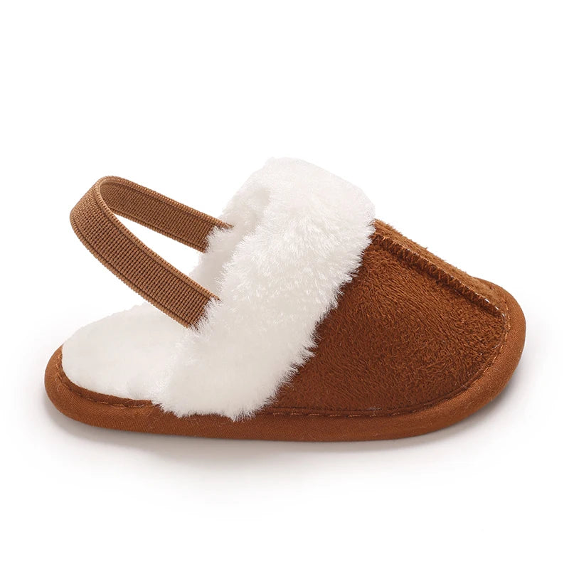 Cute Plush Baby Slippers