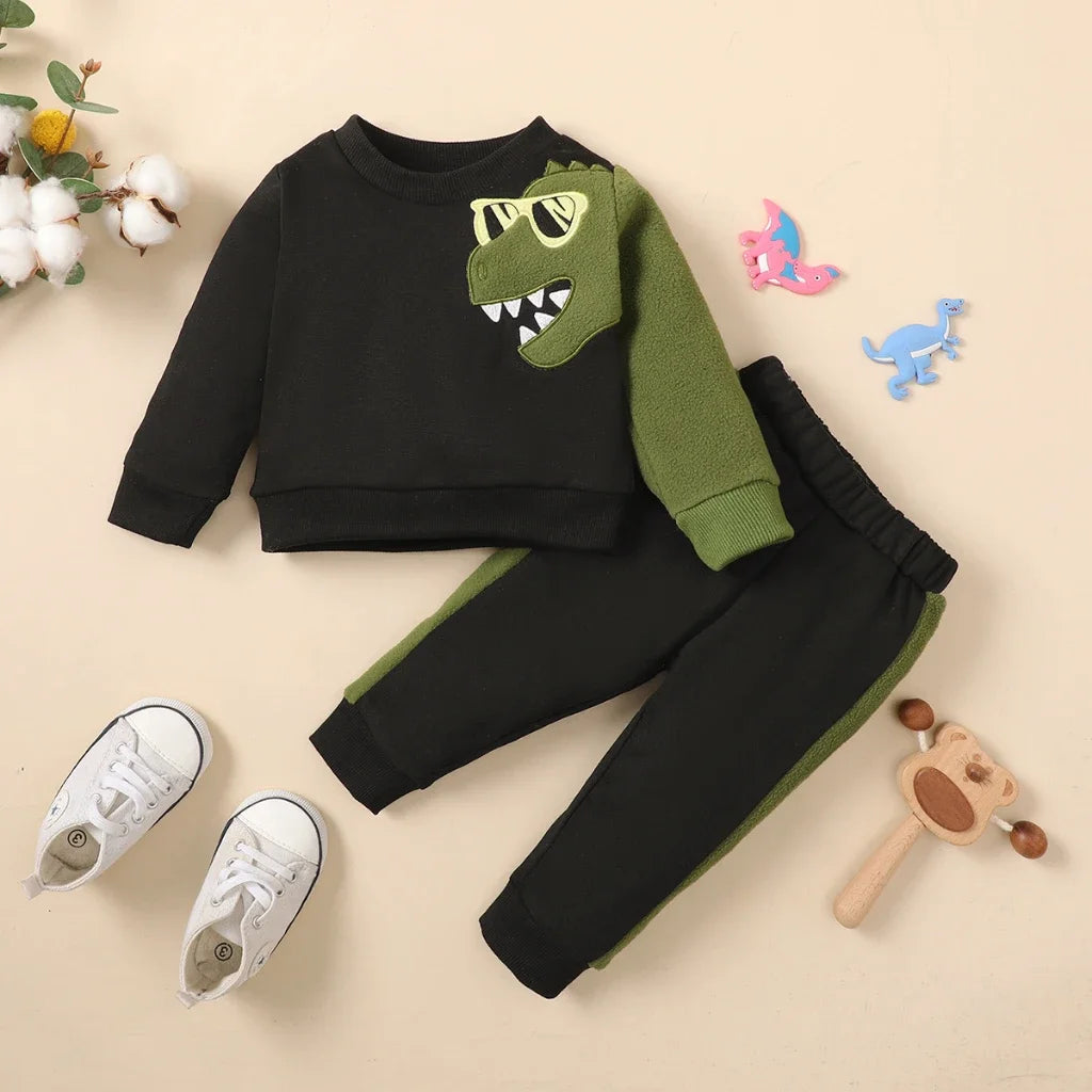 Baby Boys Cool Dinosaur Outfit Set 3–24M