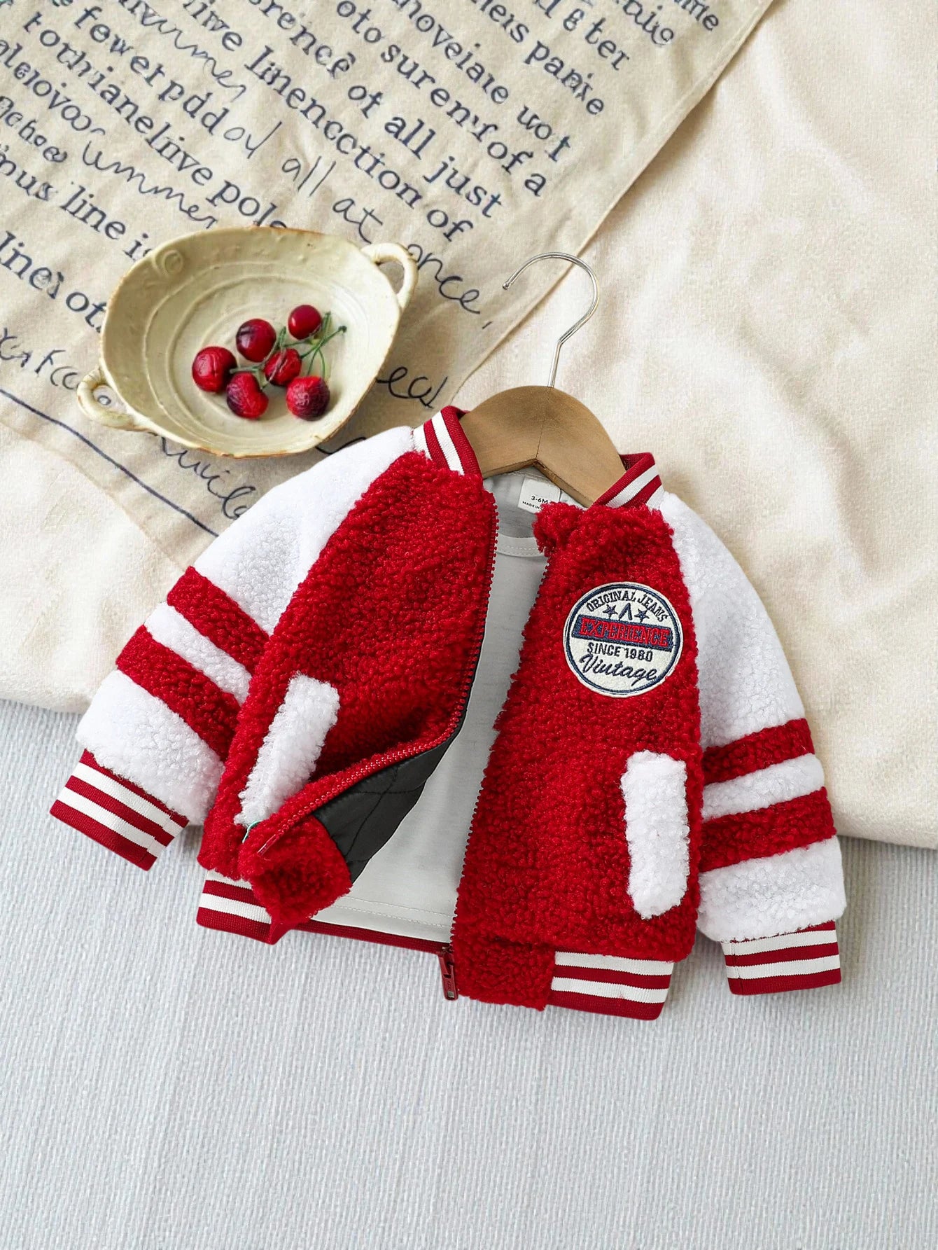 Baby Contrast Zip Fleece Jacket