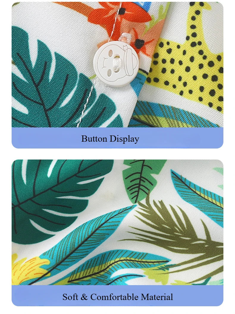 Vacation Style Short Sleeve Shirt & Shorts Set