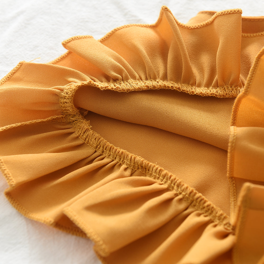 Bear Leader Girls' Summer Set – Solid Suspender T-Shirt Top & Floral Shorts, 2-Piece Kids Clothing Outfit