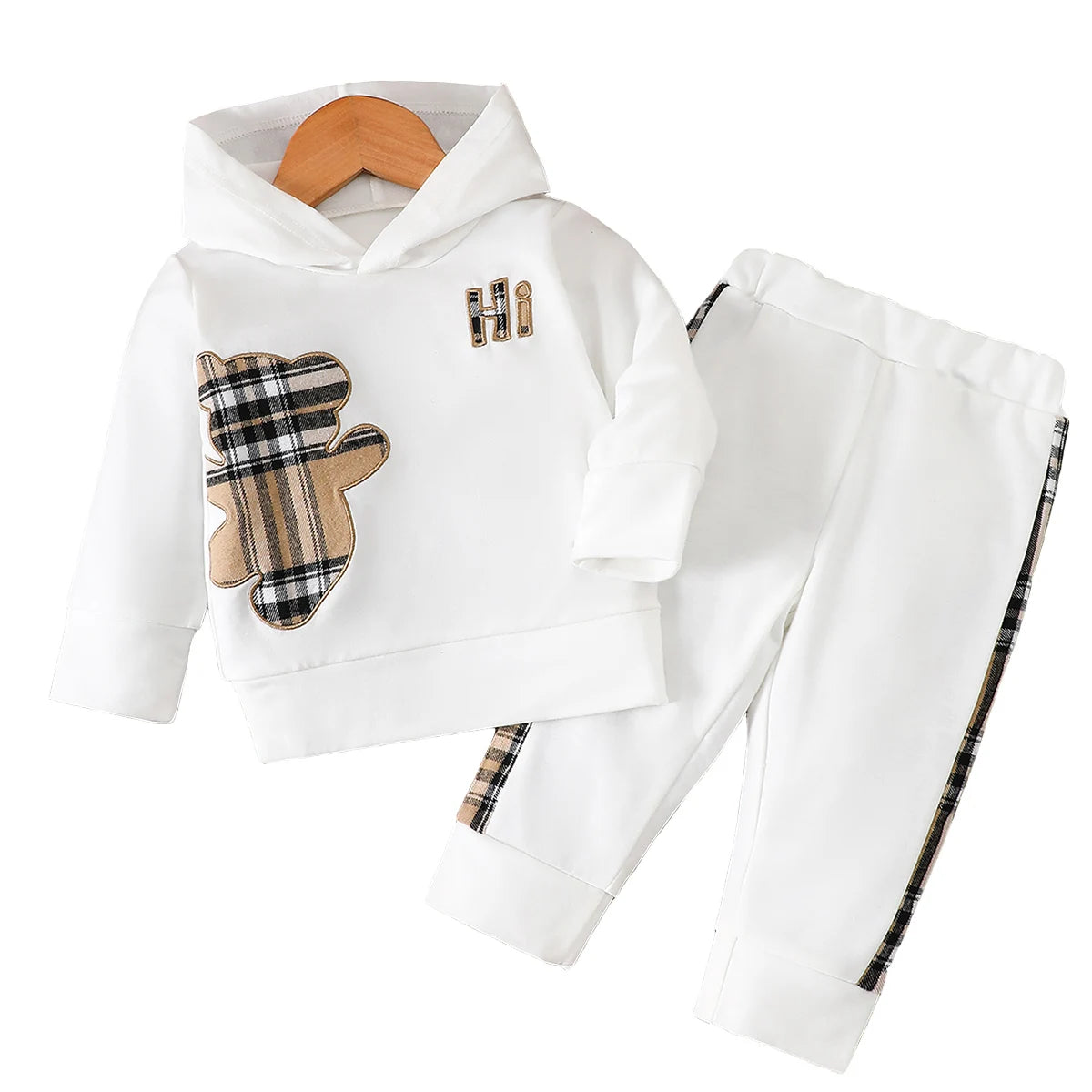 Baby Bear Hoodie Outfit Set 6M–3Y
