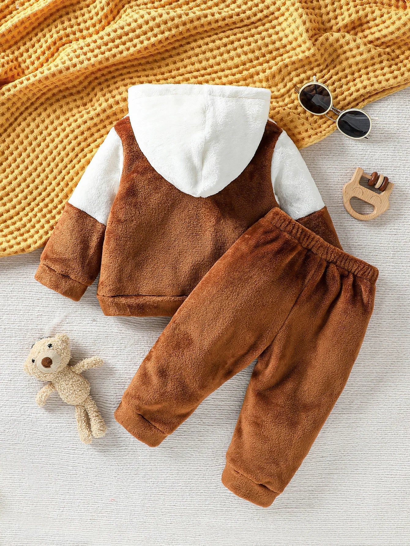 Plush Baby 2PC Hoodie Set 3-24M