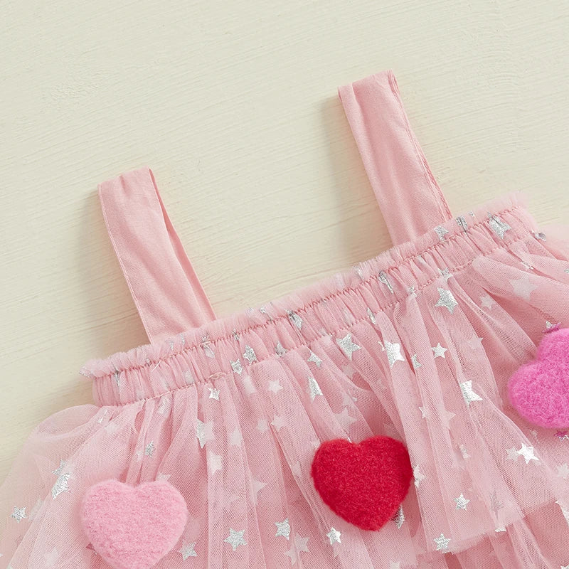 Cute Mesh Tulle Dress for Girls