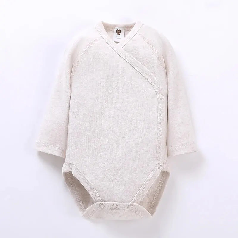 Cotton Lace Baby Onesie – High-Quality Spring & Autumn Outfit for Newborn Girls