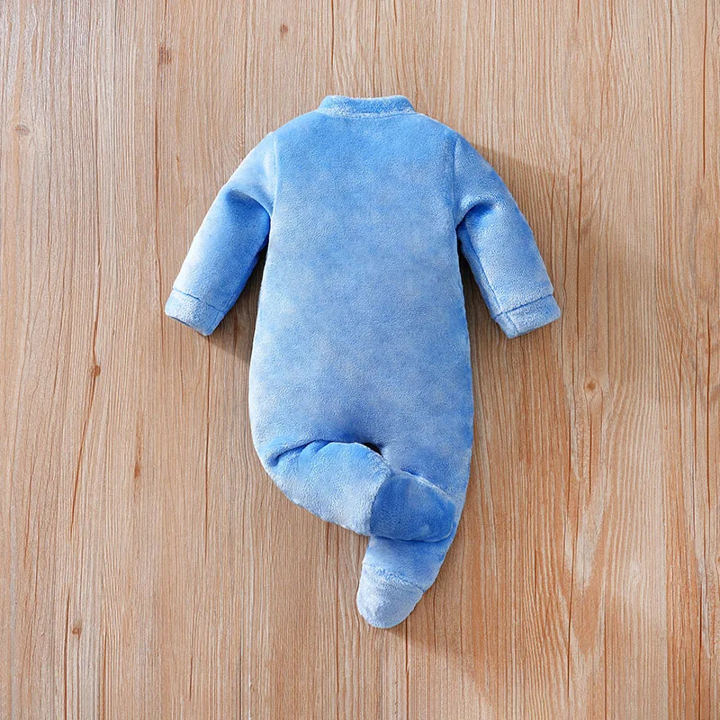 Baby Dinosaur Warm Jumpsuit 0–18M