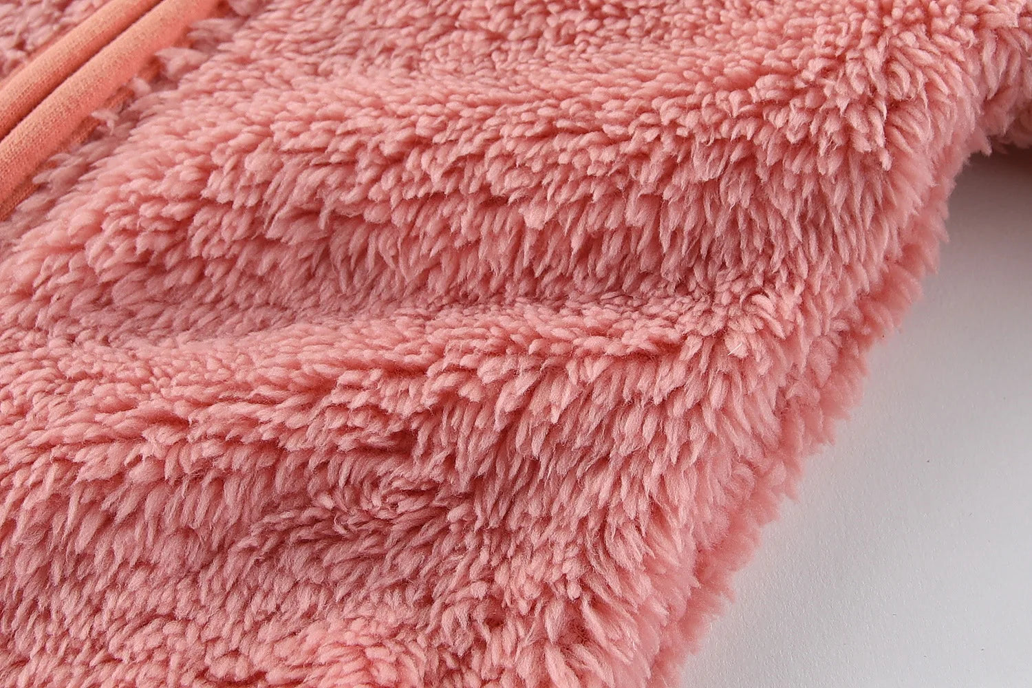 Baby Bear Ears Fleece Hooded Jacket