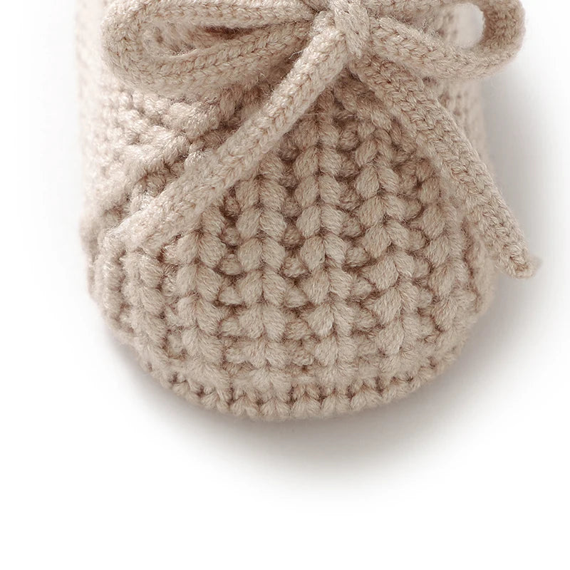 MOMSTAG Newborn Knitted Baby Shoes - Infant First Boots (0-18M)