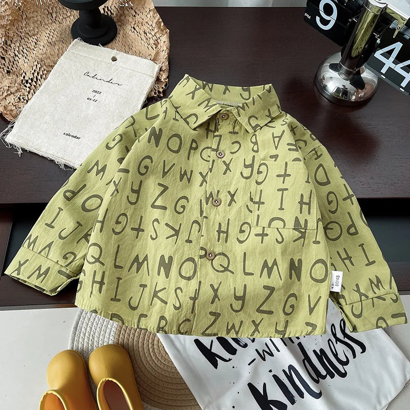 Kids' Plaid Shirt – Cotton Long Sleeve