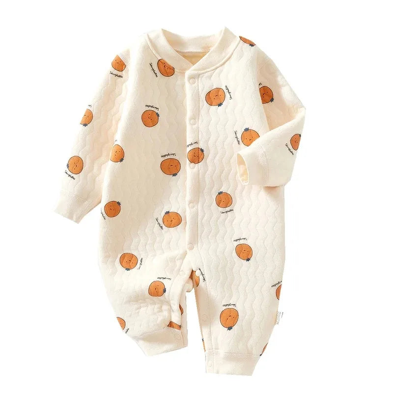 3-Layer Cotton Baby Romper