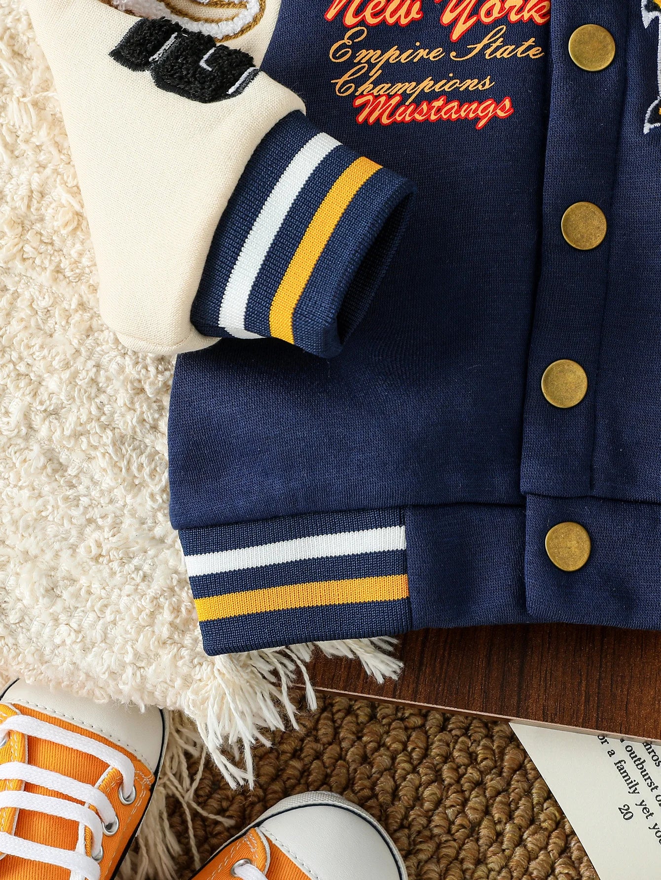 Baby Boy Baseball Jacket Cardigan 3M-3Y