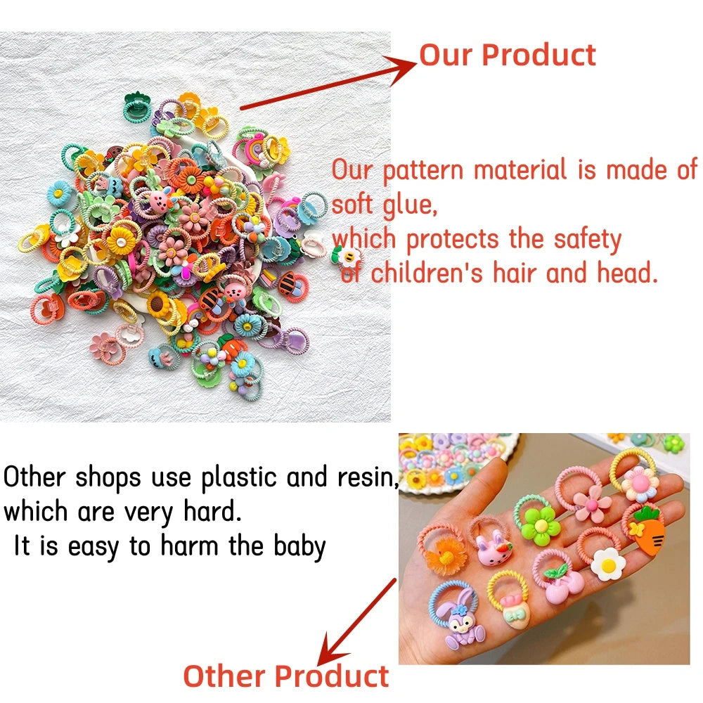 Cartoon Elastic Hair Bands