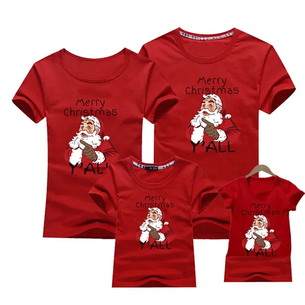 Christmas Matching Family T-Shirts Unisex Holiday Outfits