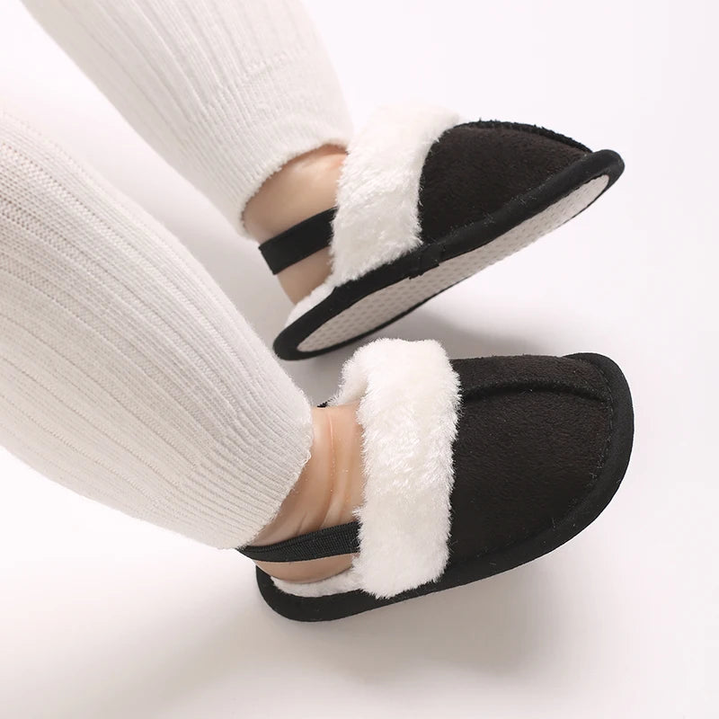 Cute Plush Baby Slippers