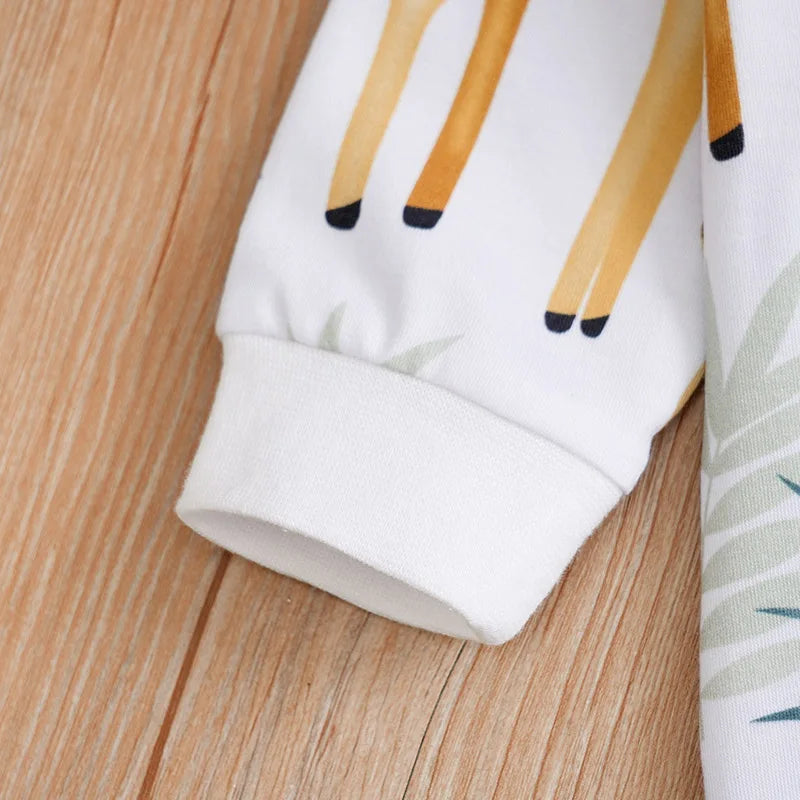 Newborn Cartoon Animal Bodysuit Romper