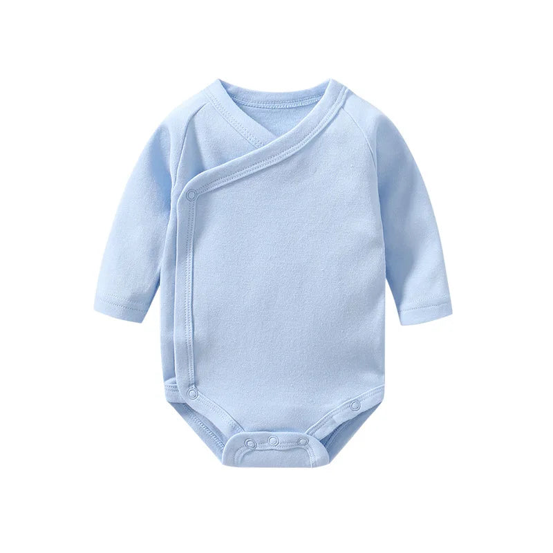 Cotton Soft Long-Sleeve Baby Bodysuit – Unisex Newborn & Toddler Outfit