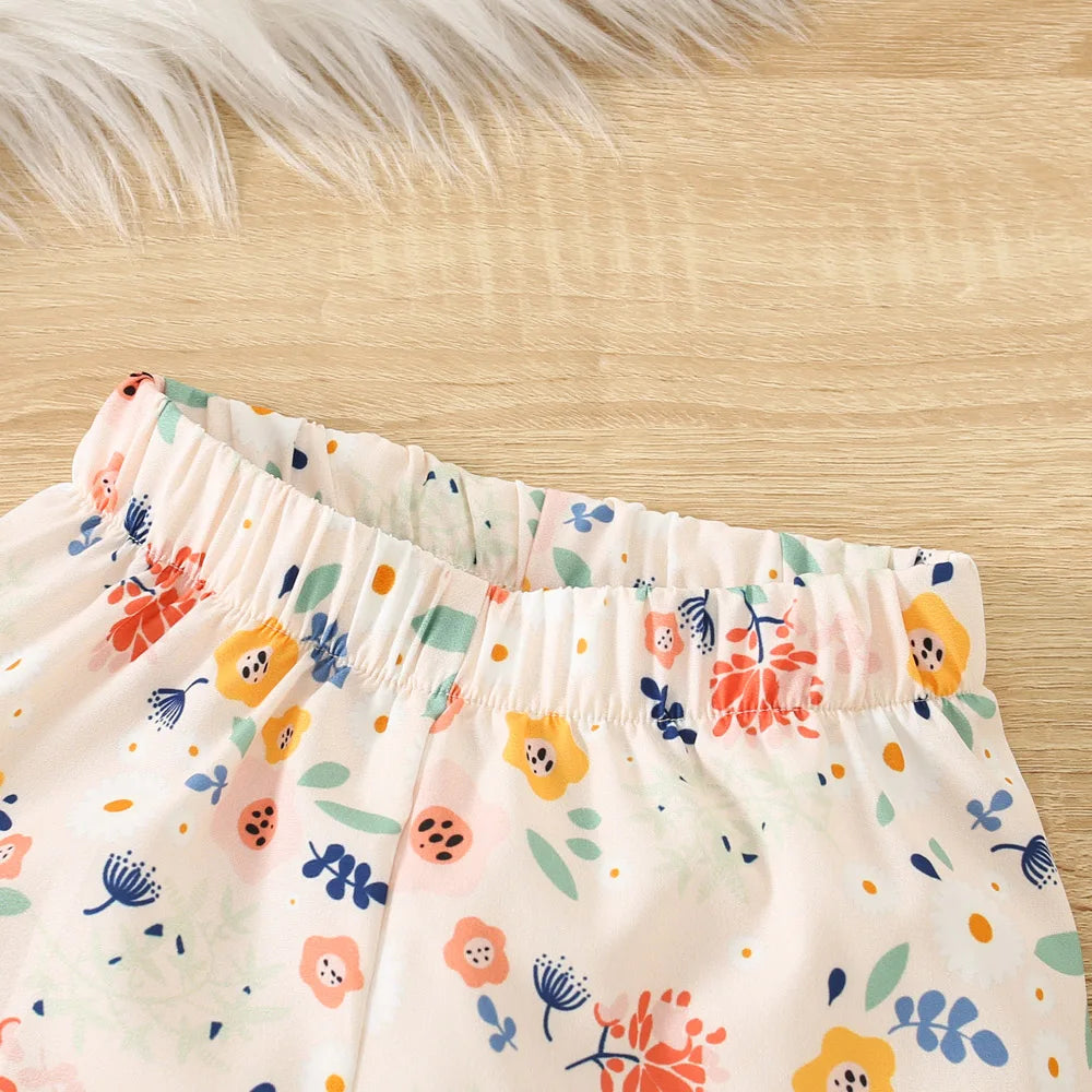 Floral Sleeveless Top & Shorts Set (Girls)