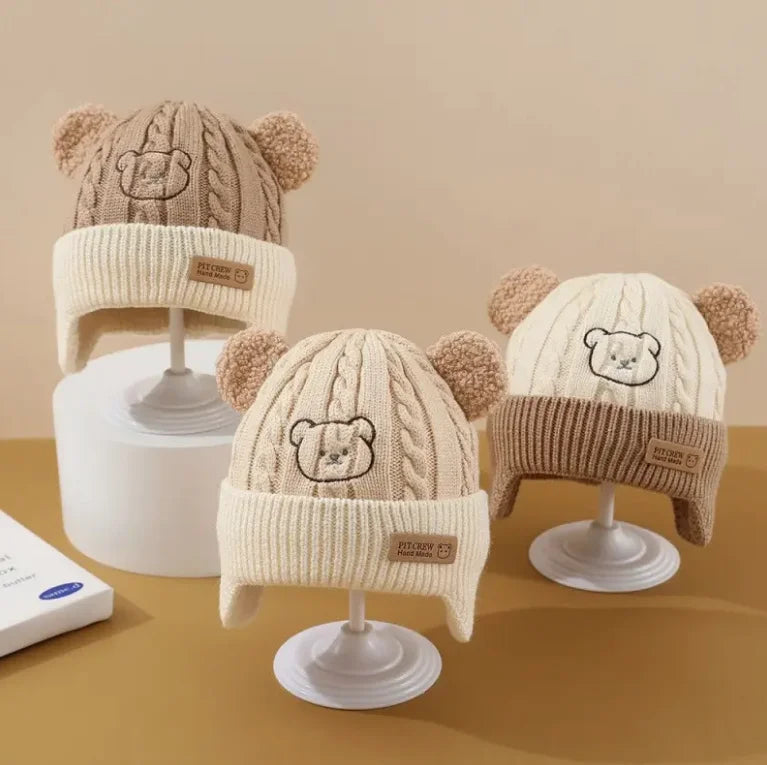 Baby Bear Winter Knitted Hat