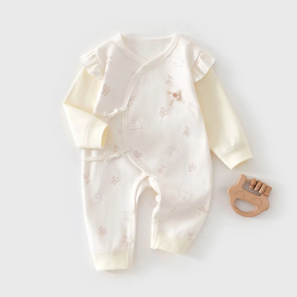 Cotton Cartoon Butterfly Outfit (0-6M)