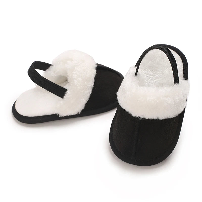 Cute Plush Baby Slippers