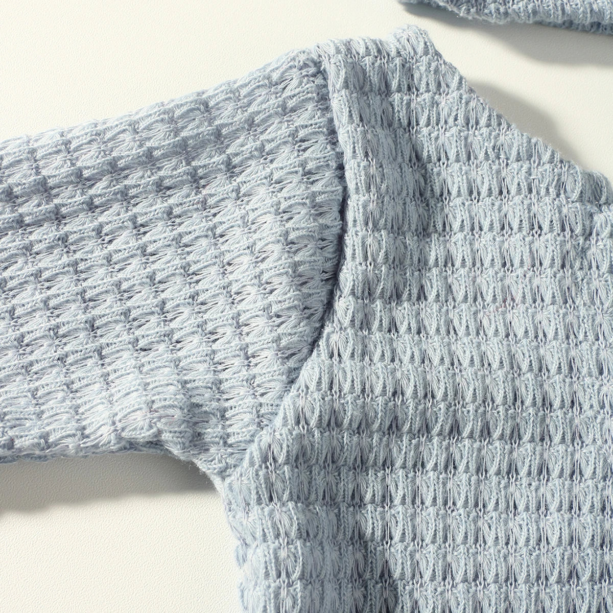 Crochet Newborn Outfit — Romper and Sleepy Hat Knit Set