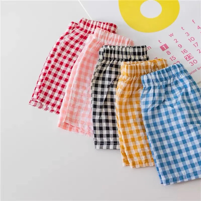 Plaid Sports Pants