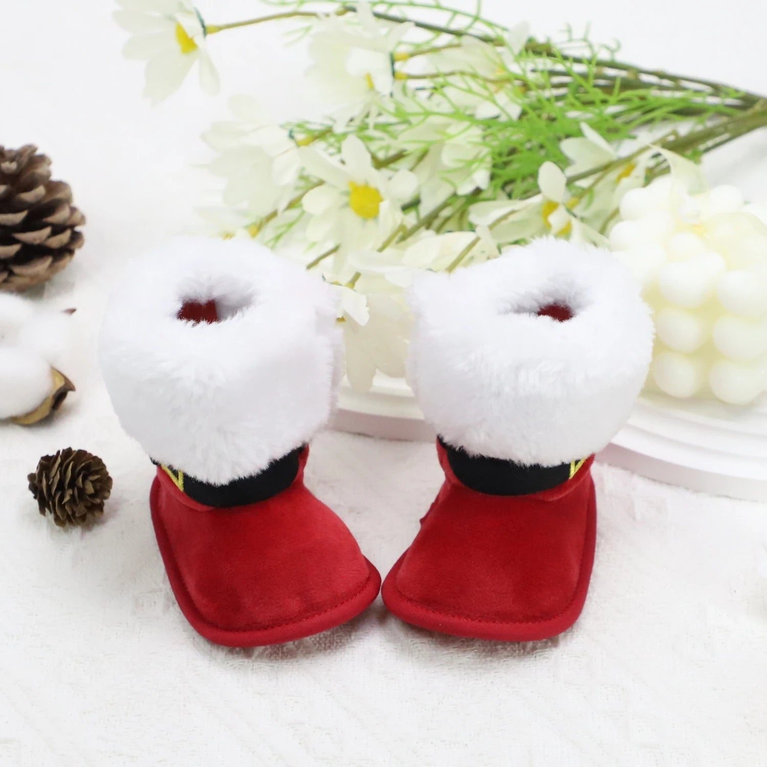 Baby Cute Christmas Snow Plush Boots